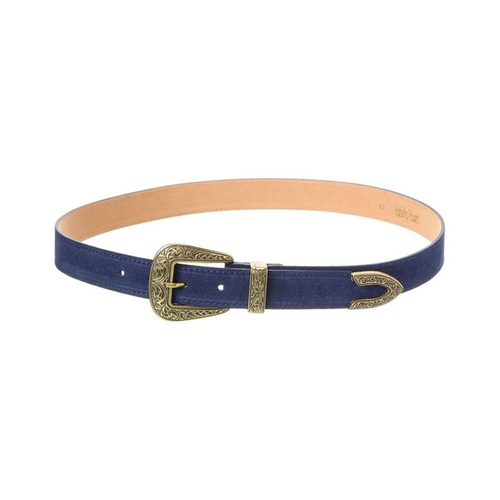 Isabella Rossetti Dionne Suede Belt, Blue